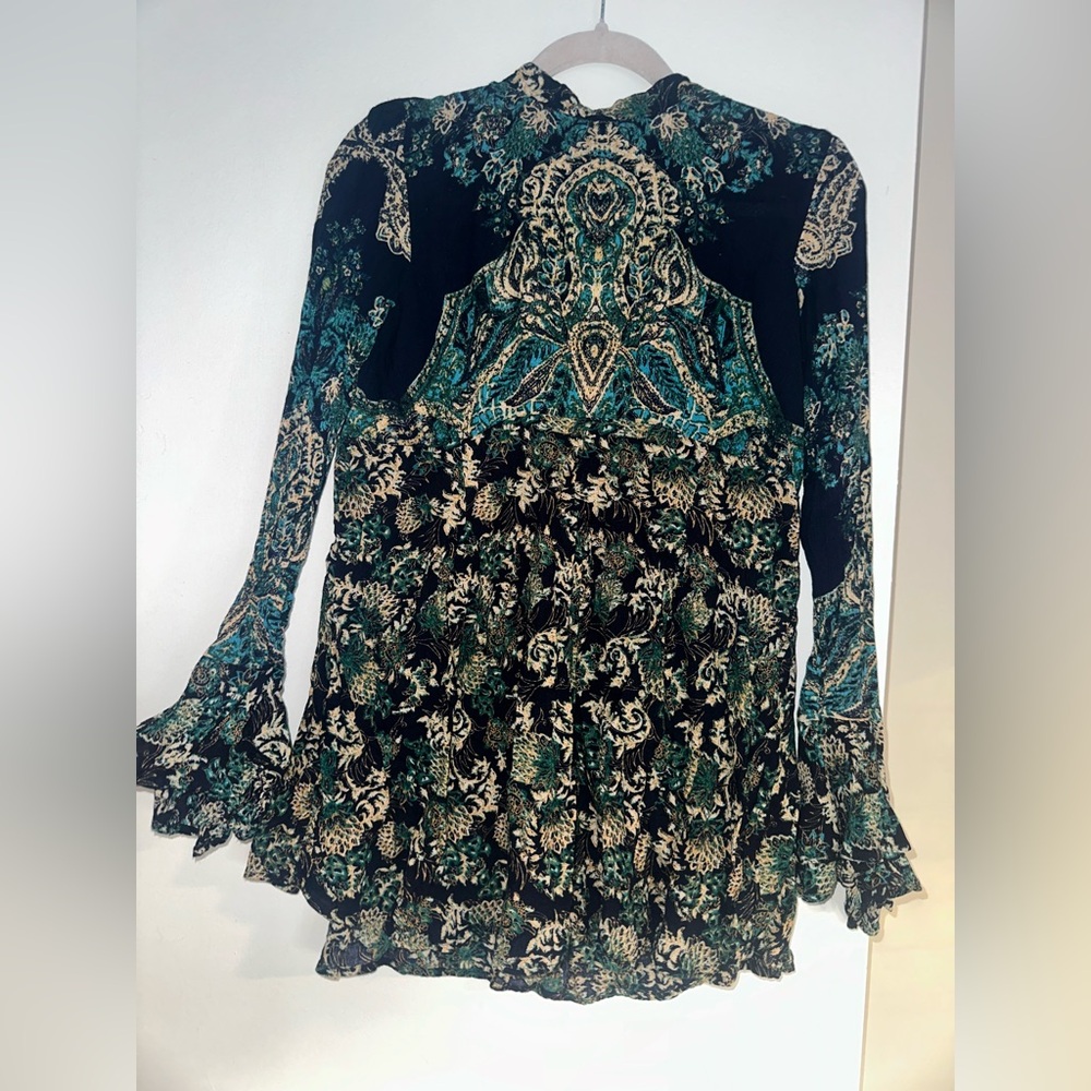 Free People Lady Luck Print Tunic